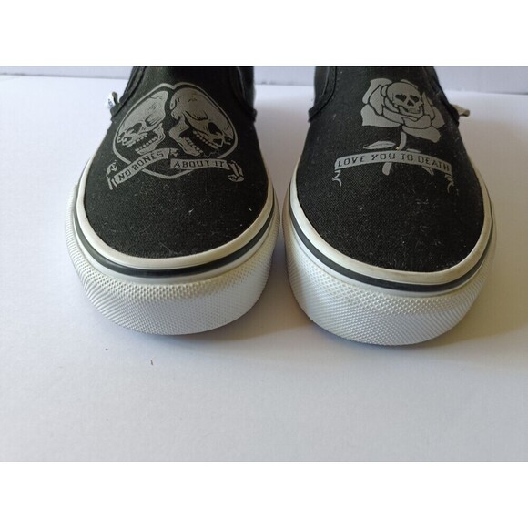 Vans Classic Slip On Shoes Women's Size 5 Black Lowtop - Picture 3 of 11